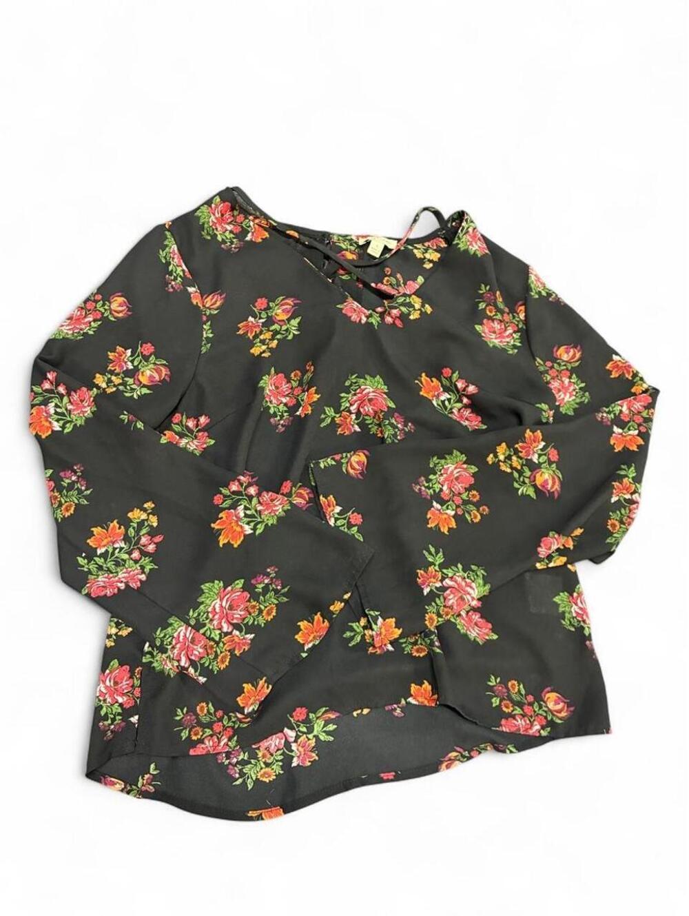 Lily Women's Black and Multi Blous